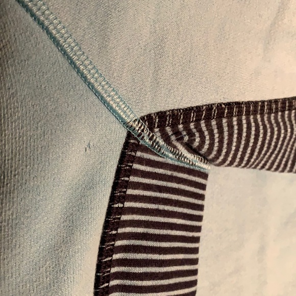 🌟HP🌟 Lululemon Blue Moon/Hyper Stripe Scuba Hoodie Stretch - Size 6 RARE - Picture 6 of 16